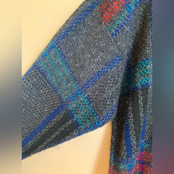 Jantzen Made In USA Grandpa Crewneck Sweater Multicolor Size large oversized - Picture 3 of 6